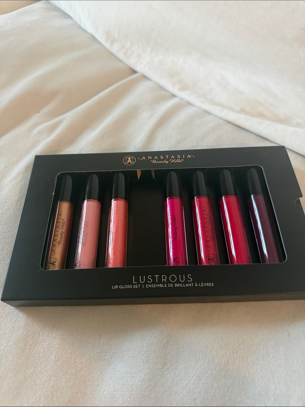 Anastasia Beverly Hills Lustrous Lip Gloss Set - Pink & Red Shades